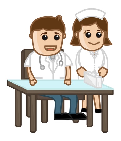 Zeichentrick Krankenschwestern Mit Helfenden Händen Zeichentrick Krankenschwestern Mit Helfenden Händen